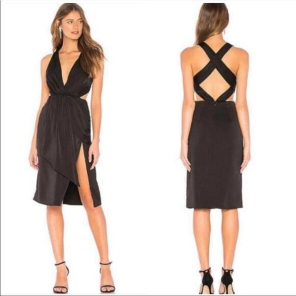 NBD Macfarlane Midi Dress in black - Picture 2 of 7